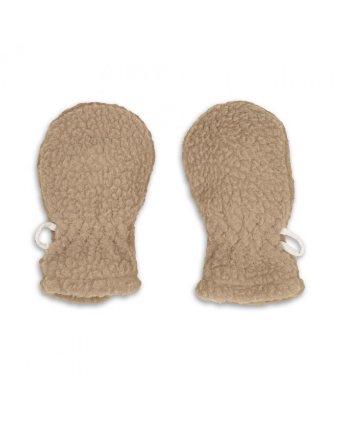 Mouffles Teddy Polaire - 0-12 mois - Beige
