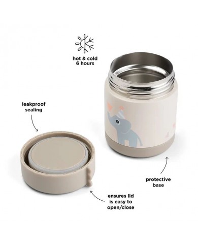 Boîte repas isotherme 300 ml Celebration Sable