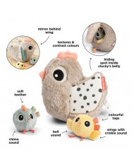 Jouet d'activité cache-cache - Clucky - sable