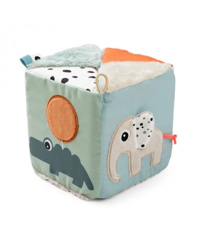 Cube sensoriel dépliable - Deer friends - Multicolore