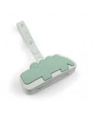 Boîte à sucette en silicone - Croco - Vert Boîte à sucette en silicone - Croco - Vert