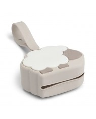 Boîte à sucette en silicone - Sheepy - Sable Boîte à sucette en silicone - Sheepy - Sable