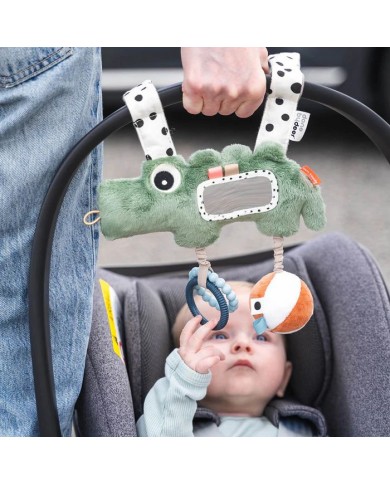Jouet d'éveil à suspendre - Croco - Vert