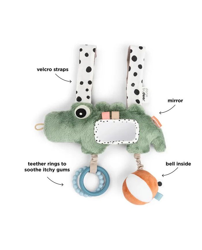Jouet d'éveil à suspendre - Croco - Vert