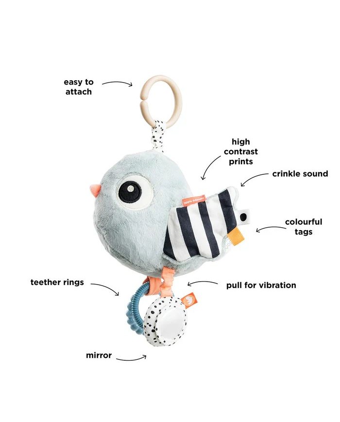 Jouet d'activité sensoriel - Birdee - Bleu