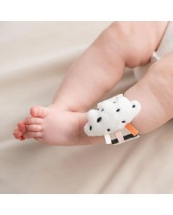 Lot de 2 Bracelet hochet - Happy clouds - Rose