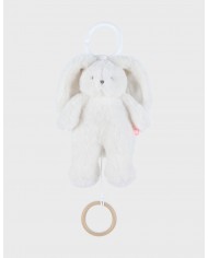 Doudou Battements de Coeur rechargeable - Milo le lapin - Gris
