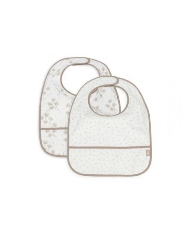 Lot de 2 Bavoirs Imperméables - Leafy Dreams Lot de 2 Bavoirs Imperméables - Leafy Dreams