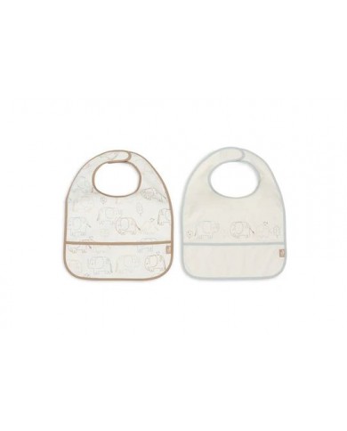 Bavoir imperméable - Elephant Tales - 2 Unités Bavoir imperméable - Elephant Tales - 2 Unités