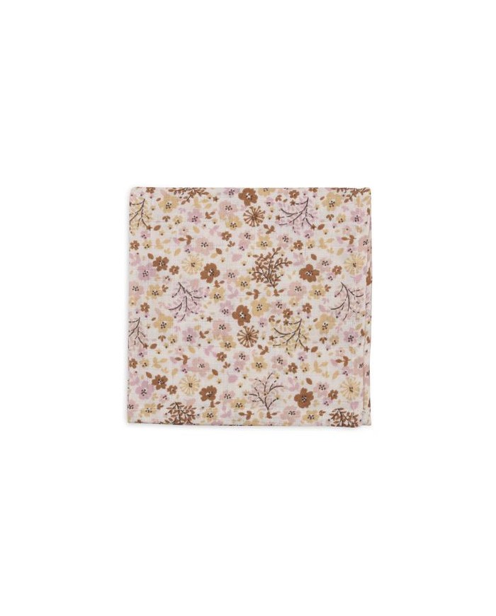 Lot de 3 Serviettes Gaze de Coton 31x31cm - Flower Fairies Lot de 3 Serviettes Gaze de Coton 31x31cm - Flower Fairies