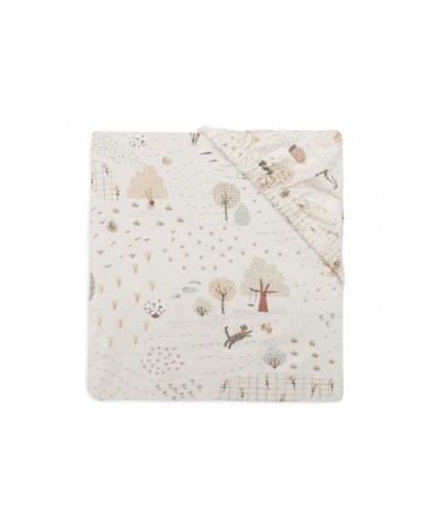 Drap-housse Jersey 70/75x140/150cm - Tiny Park Drap-housse Jersey 70/75x140/150cm - Tiny Park