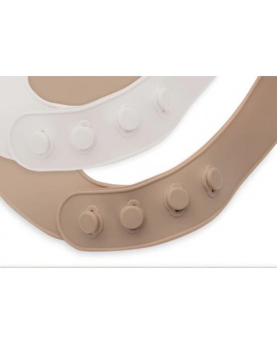 Lot de 2 Bavoirs Silicones - Elephant Tales Lot de 2 Bavoirs Silicones - Elephant Tales