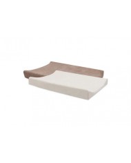 Housse matelas à Langer Jersey 50x70cm Cloudy Rib Milky Coffee