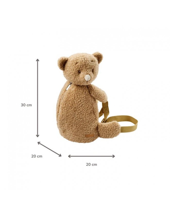 Sac à dos Teddy - 30 cm - ours - Beige