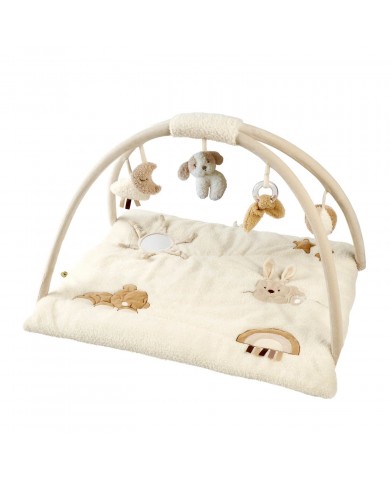 Tapis de jeu Teddy avec arches carré - 70 x 80 cm