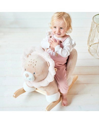 Bascule lion Ernest - Flo, Ernest & Oli