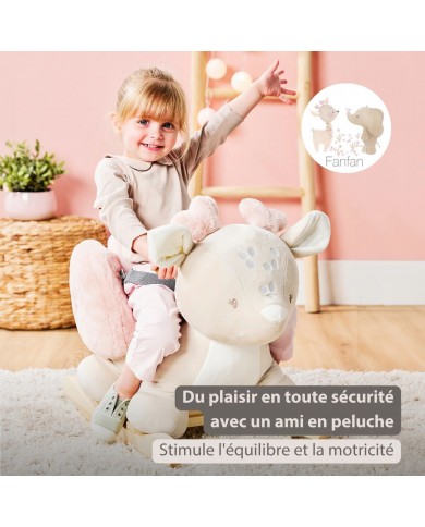 Faon à bascule - Beige