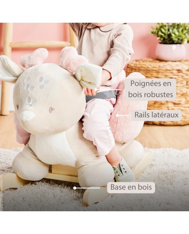 Faon à bascule - Beige