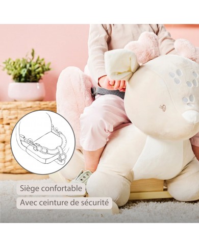 Faon à bascule - Beige