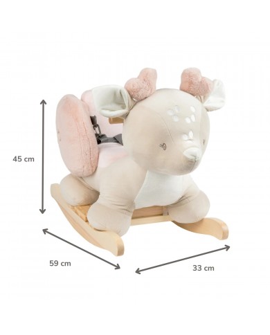 Faon à bascule - Beige