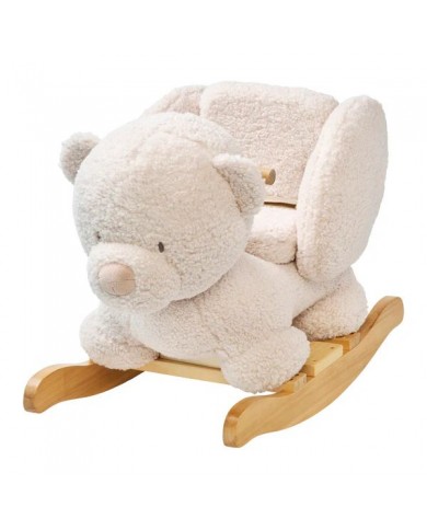 Ours à bascule - Teddy écru