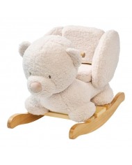 Ours à bascule - Teddy beige