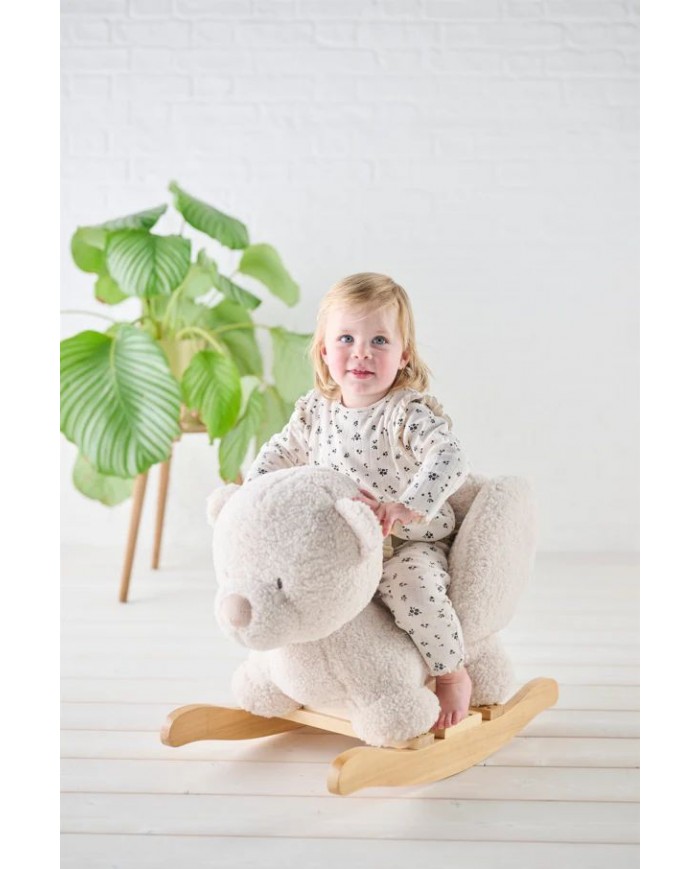 Ours à bascule - Teddy écru