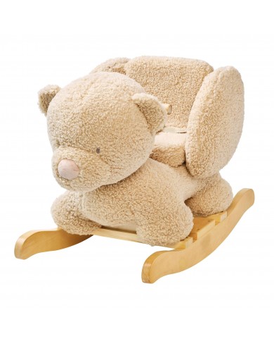 Ours à bascule - Teddy beige