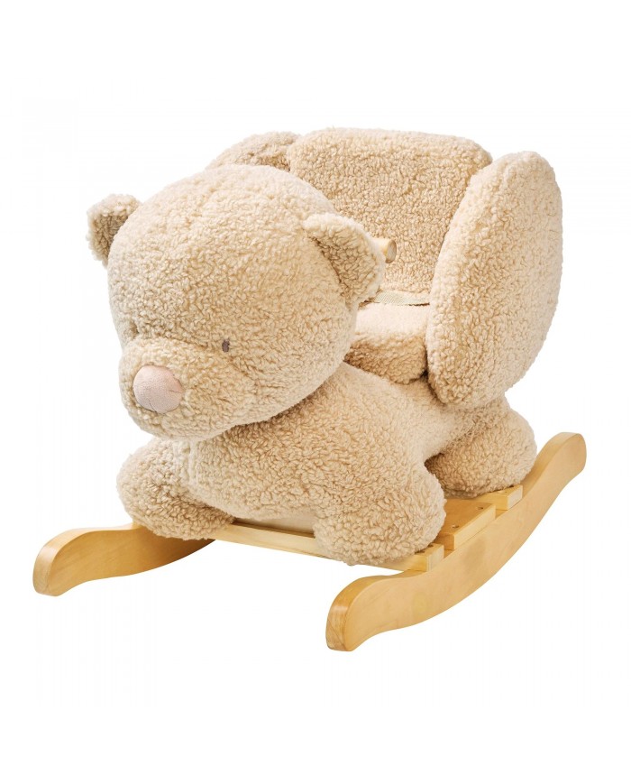 Ours à bascule - Teddy beige
