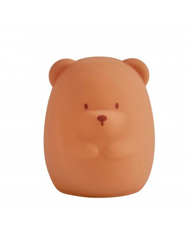 Veilleuse Ours Silicone - Brun