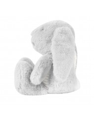 Doudou Battements de Coeur rechargeable - Milo le lapin - Gris