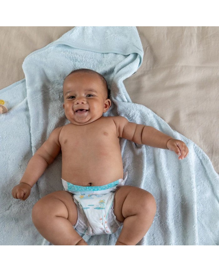 Cape de bain xxl (95x95cm) - Riviera Blue