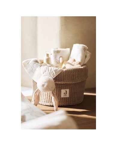 Panier de Rangement Cloudy Rib - Milky Coffee