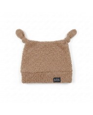 Bonnet lutin bouclette biscuit