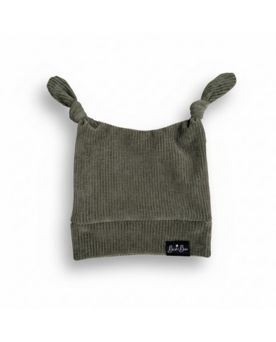Bonnet lutin Rib Kaki
