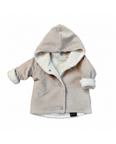 Veste réversible Rib beige