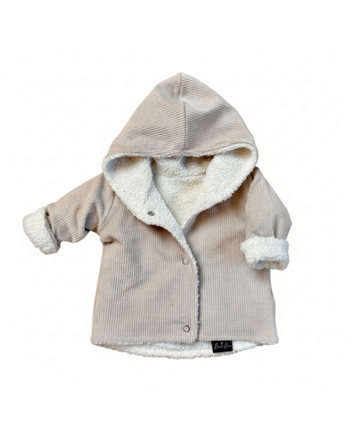 Veste réversible Rib beige