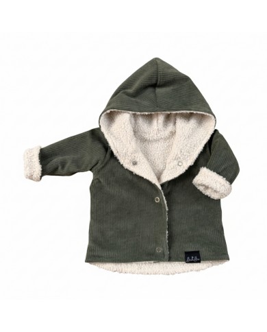 Veste réversible Rib kaki