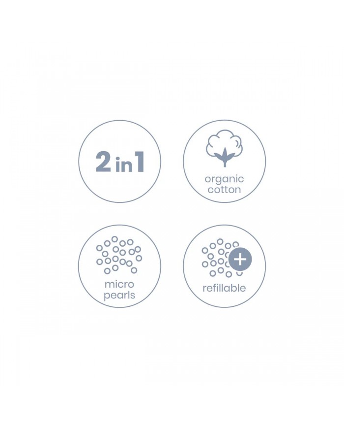 Petit coussin multi-usages Softy chiné Sand