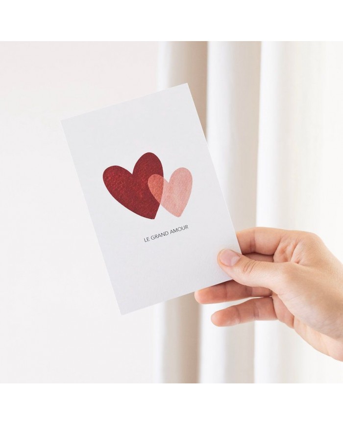 Carte de voeux "Le grand amour"