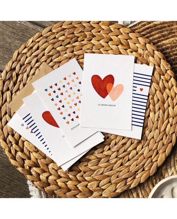 Carte de voeux "Le grand amour"