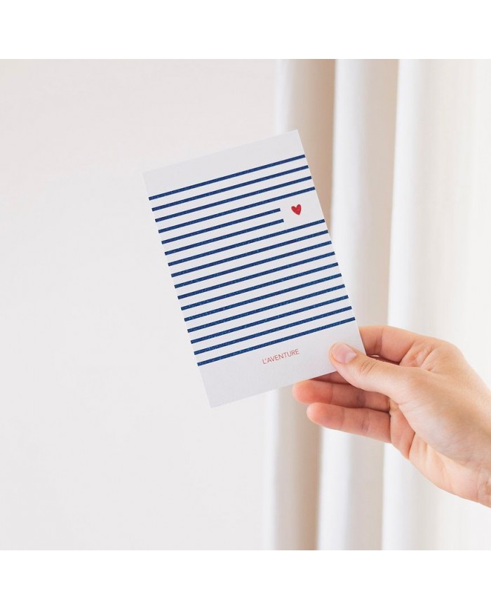 Carte de voeux "L'aventure"