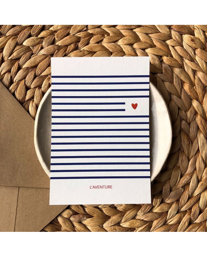 Carte de voeux "L'aventure"