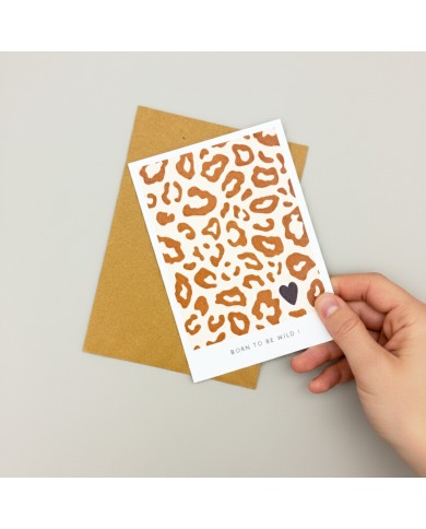 Carte de voeux "Born to be wild"