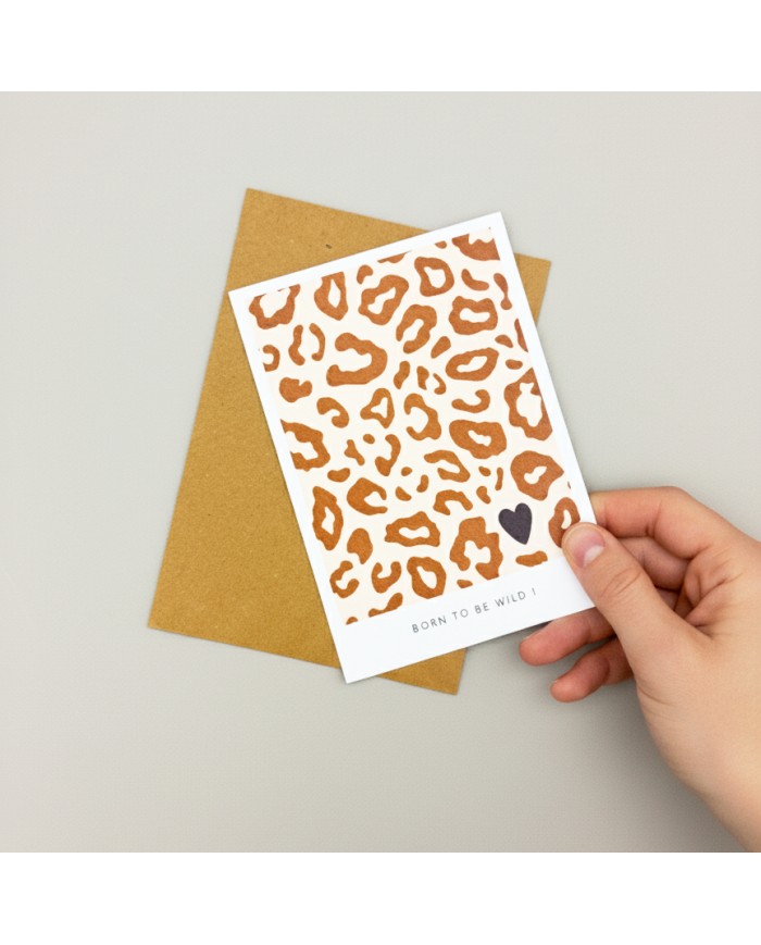 Carte de voeux "Born to be wild"