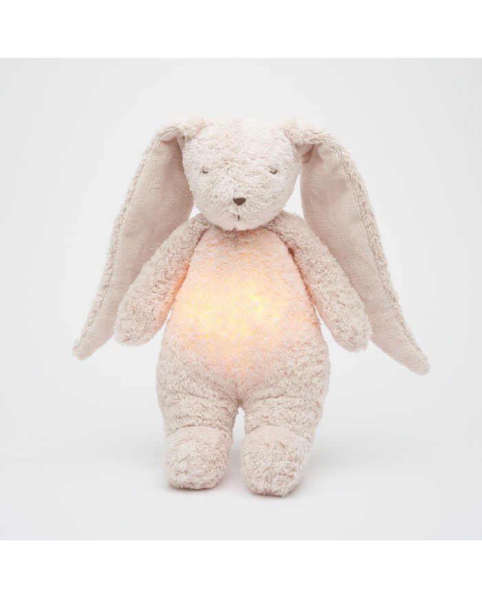 Peluche veilleuse lapin Rose nature 2.0