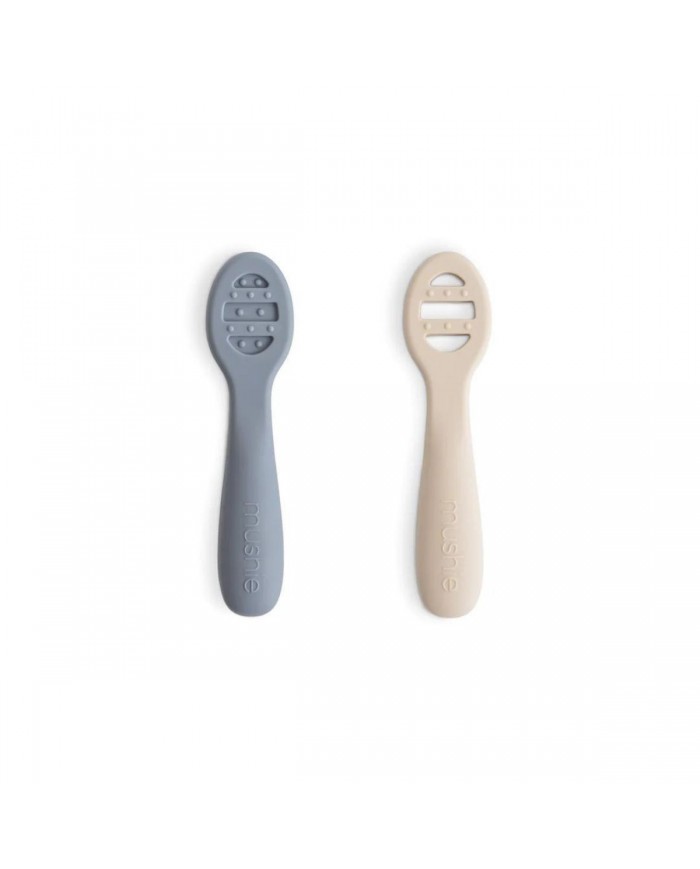 Lot de 2 cuillères sensorielles en silicone Tradewinds / Shifting Sand