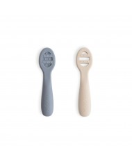Lot de 2 cuillères sensorielles en silicone Tradewinds / Shifting Sand
