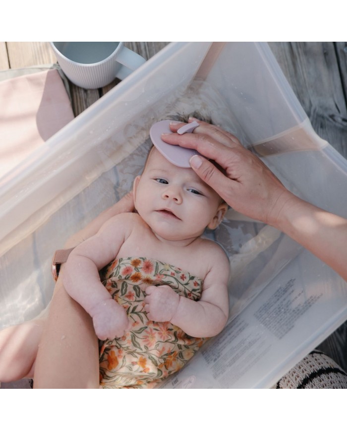 Lot de Brosses pour croûtes de lait - Rose/Soft Lilac