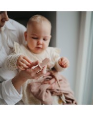 Brosse à dents doigt mushie Stone/Tradewinds